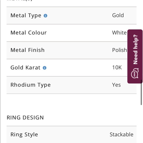 NWT size 7 ring from Peoples - Picture 6 of 7